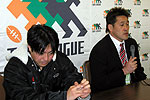 リコー、右から平岡監督、月田ゲームキャプテン