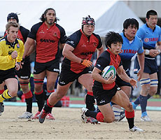 ラグビーを楽しんだ三洋フィフティーン