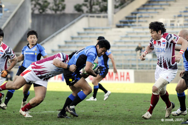 11月29日、横河武蔵野アトラスターズ 29-26 日本IBMビッグブルー