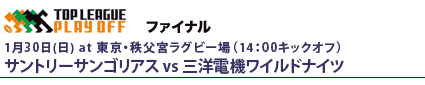 プレーオフトーナメントファイナル