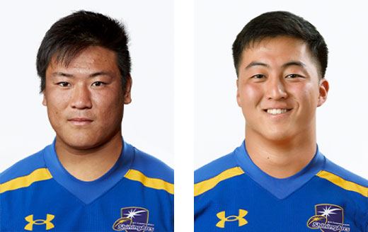 (左:藤村琉士選手 右:松本健留選手)
